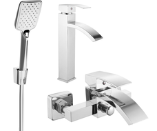 Mexen Libra R62 комплект за вана, хром - 745113R62-00