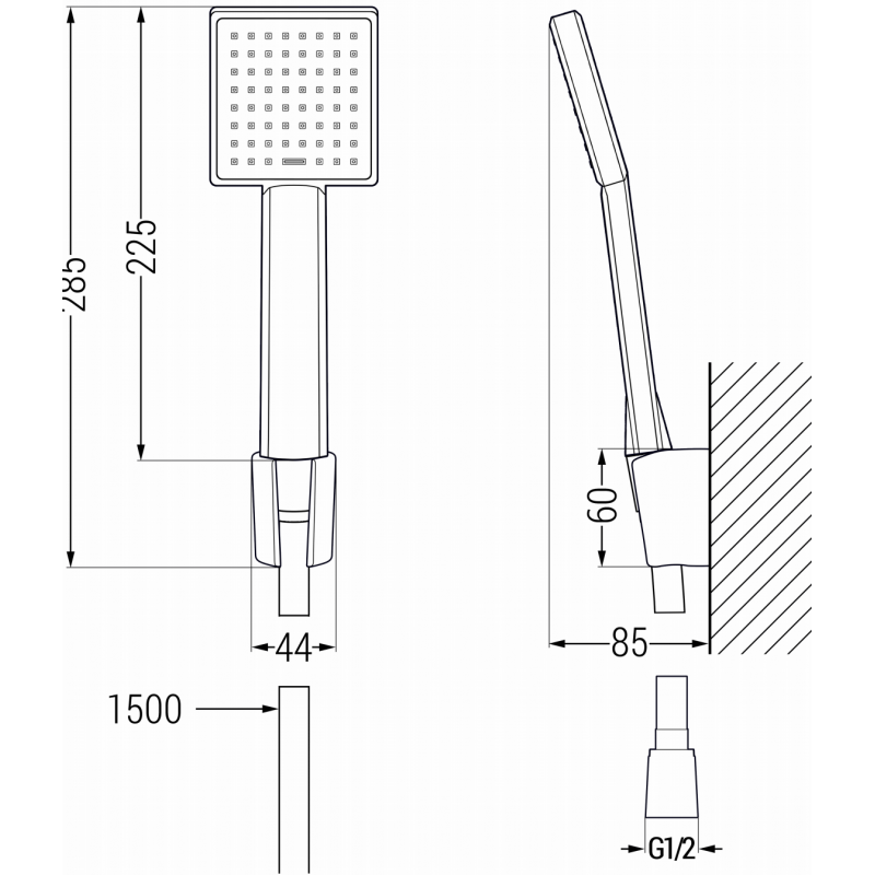 Mexen Libra Комплект вана R45, хром - 745113R45-00
