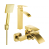 Mexen Libra R45 комплект за вана, златен - 745113R45-50