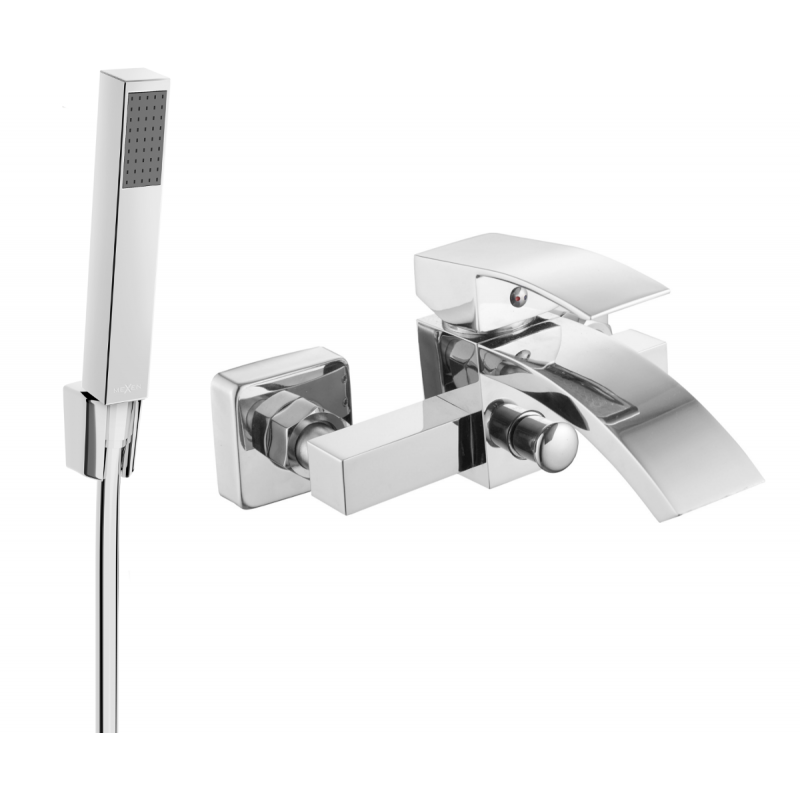 Mexen Libra R77 батерия за вана с душ комплект, хром - 74513R77-00