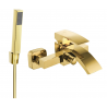 Mexen Libra R77 батерия за вана с душ комплект, златна - 74513R77-50