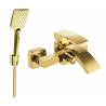 Mexen Libra R62 вана батерия със сглобяем душ сет, златна - 74513R62-50