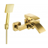 Mexen Libra R45 батерия за вана със златен душ комплект - 74513R45-50