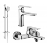 Mexen Lynx DQ40 комплект за вана, хром - 745903DQ40-00