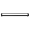 Mexen CH30 Хигиеничен радиатор панелен 900 x 800 mm, странично свързване, 1651 W, черен - W430H-090-080-70