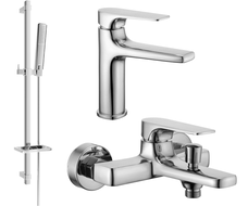 Mexen Lynx DQ72 комплект за вана, хром - 745903DQ72-00