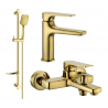 Mexen Lynx DF62 комплект за вана, злато - 745903DF62-50