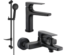 Mexen Lynx DF40 вана комплект, черен - 745903DF40-70