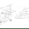 Mexen Lynx DF72 комплект за вана, хром - 745903DF72-00