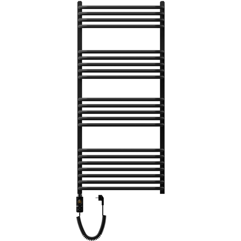 Mexen Apollo електрически радиатор 1210 x 550 mm, 600 W, черен - W117-1210-550-2600-70