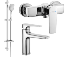 Mexen Lynx DQ62 комплект за душ, хром - 745904DQ62-00