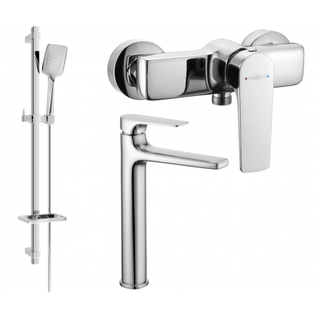 Mexen Lynx DQ62 комплект за душ, хром - 745914DQ62-00
