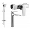 Mexen Lynx DQ62 комплект за душ, хром - 745914DQ62-00