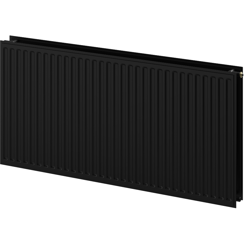 Mexen CVH20 Хигиеничен панелен радиатор 600 x 2200 mm, долно присъединяване, 2418 W, черен - W620H-060-220-70