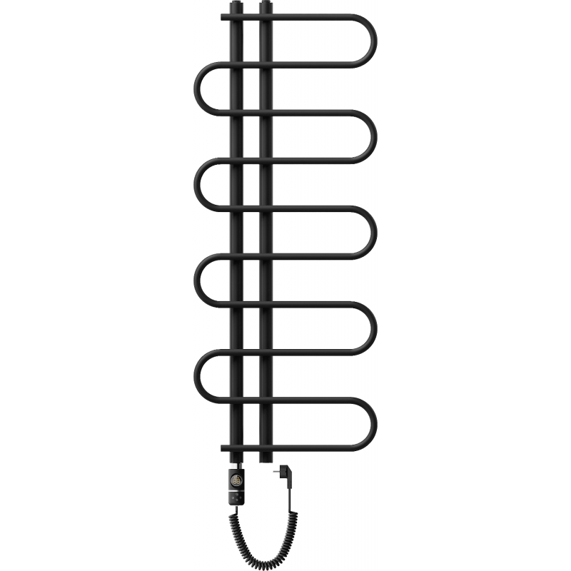 Mexen Kiso електрически радиатор 1250 x 500 мм, 300 W, черен - W114-1250-500-2300-70
