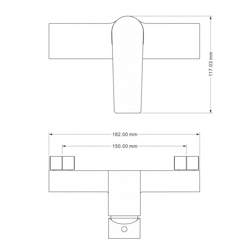 Mexen Lynx DQ72 душ комплект, хром - 745914DQ72-00