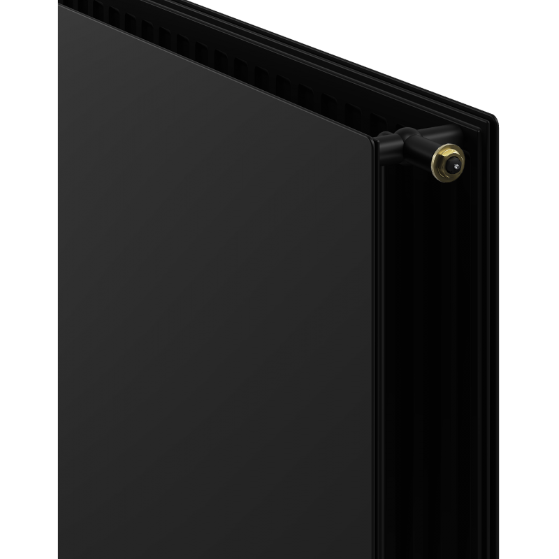 Mexen CVHF20 Хигиеничен плосък радиатор 400 x 500 мм, долно свързване, 360 W, черен - W620HF-040-050-70