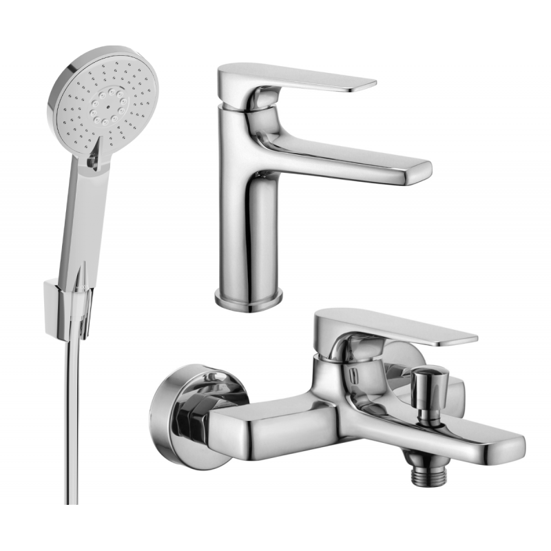 Mexen Lynx R40 комплект за вана, хром - 745903R40-00