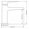 Mexen Lynx R40 комплект за вана, златен - 745903R40-50