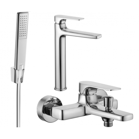 Mexen Lynx R72 комплект за вана, хром - 745913R72-00