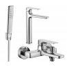 Mexen Lynx Комплект за вана R72, хром - 745913R72-00