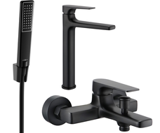 Mexen Lynx R72 комплект за баня, черен - 745913R72-70