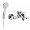 Mexen Lynx Смесител за вана R40 с душ комплект, хром - 74593R40-00