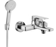Mexen Lynx Смесител за вана R40 с душ комплект, хром - 74593R40-00