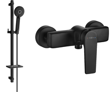 Mexen Lynx DQ40 душ батерия с душ комплект, черен - 74594DQ40-70