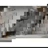 Mexen Lima сгъваем душ-кабина 120 x 70 см, прозрачна, черна - 856-120-070-70-00