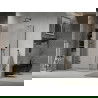 Mexen Lima сгъваема душ кабина 120 x 100 cm, прозрачна, черна - 856-120-100-70-00