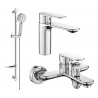 Mexen Milo DF40 комплект за баня, хром - 71303DF40-00