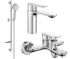 Mexen Milo DF40 комплект за баня, хром - 71303DF40-00