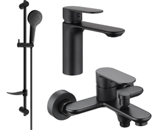 Mexen Milo DF05 комплект за баня, черен - 71303DF05-70