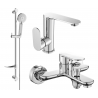 Mexen Milo DF40 вана комплект, хром - 713053DF40-00