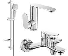 Mexen Milo DF40 вана комплект, хром - 713053DF40-00