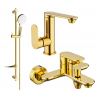 Mexen Milo DF05 комплект за вана, златист - 713053DF05-50