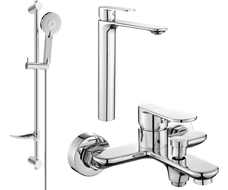 Mexen Milo DF40 комплект за баня, хром - 71313DF40-00