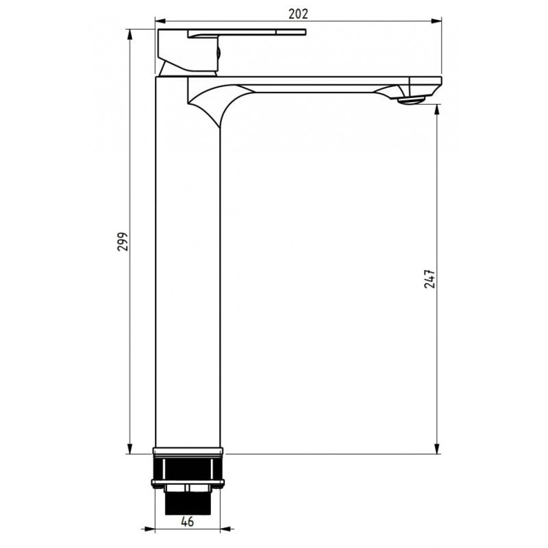 Mexen Milo DF40 комплект за вана, хром - 71313DF40-00