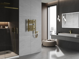 Mexen Ares електрически радиатор 500 x 400 мм, 300 W, златист - W102-0500-400-2300-50