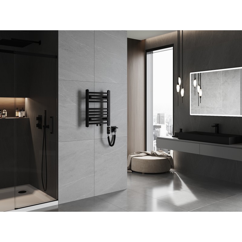 Mexen Ares електрически радиатор 500 x 400 mm, 300 W, черен - W102-0500-400-2300-70