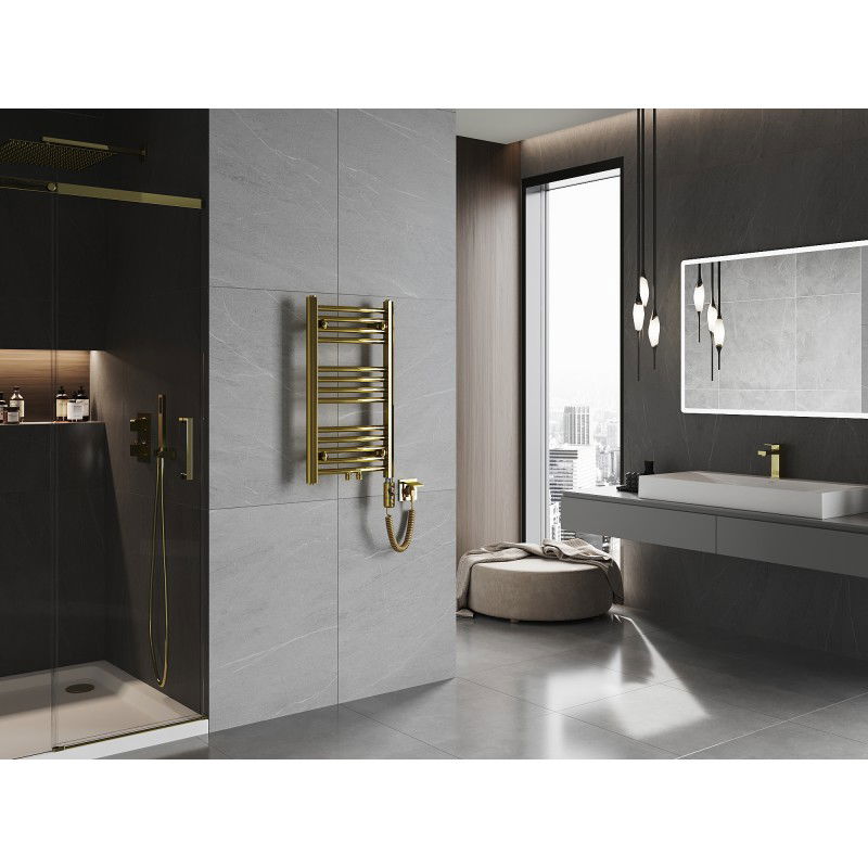 Mexen Ares електрически радиатор 700 x 400 мм, 300 W, златен - W102-0700-400-2300-50