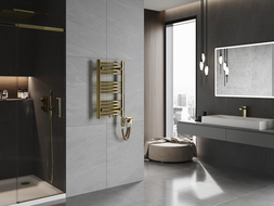 Mexen Ares електрически радиатор 700 x 400 мм, 300 W, златен - W102-0700-400-2300-50