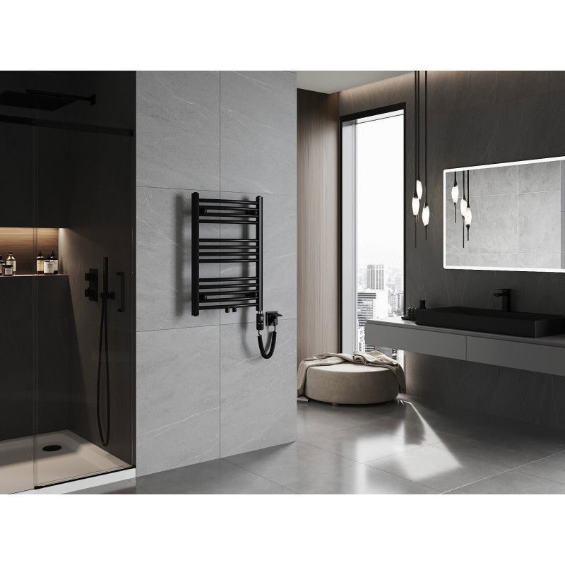 Mexen Ares електрически радиатор 700 x 500 мм, 300 W, черен - W102-0700-500-2300-70