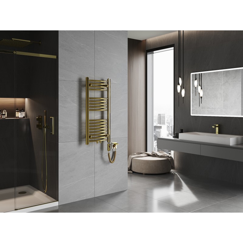 Mexen Ares електрически радиатор 900 x 400 мм, 300 W, златен - W102-0900-400-2300-50