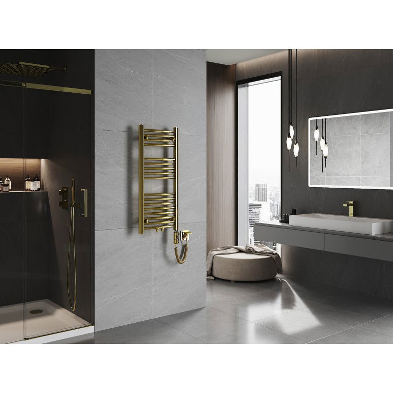 Mexen Ares електрически радиатор 900 x 400 мм, 300 W, златист - W102-0900-400-2300-50