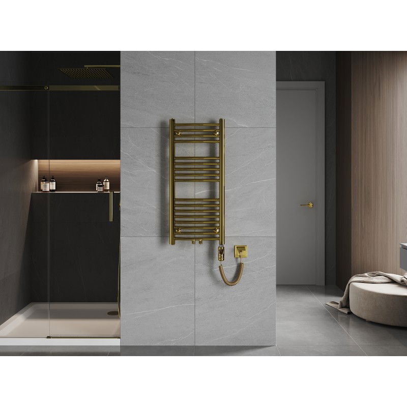 Mexen Ares електрически радиатор 900 x 400 мм, 300 W, златист - W102-0900-400-2300-50