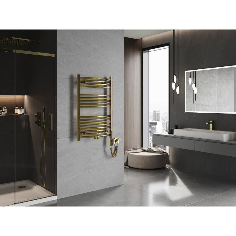 Mexen Ares електрически радиатор 900 x 600 mm, 300 W, златен - W102-0900-600-2300-50