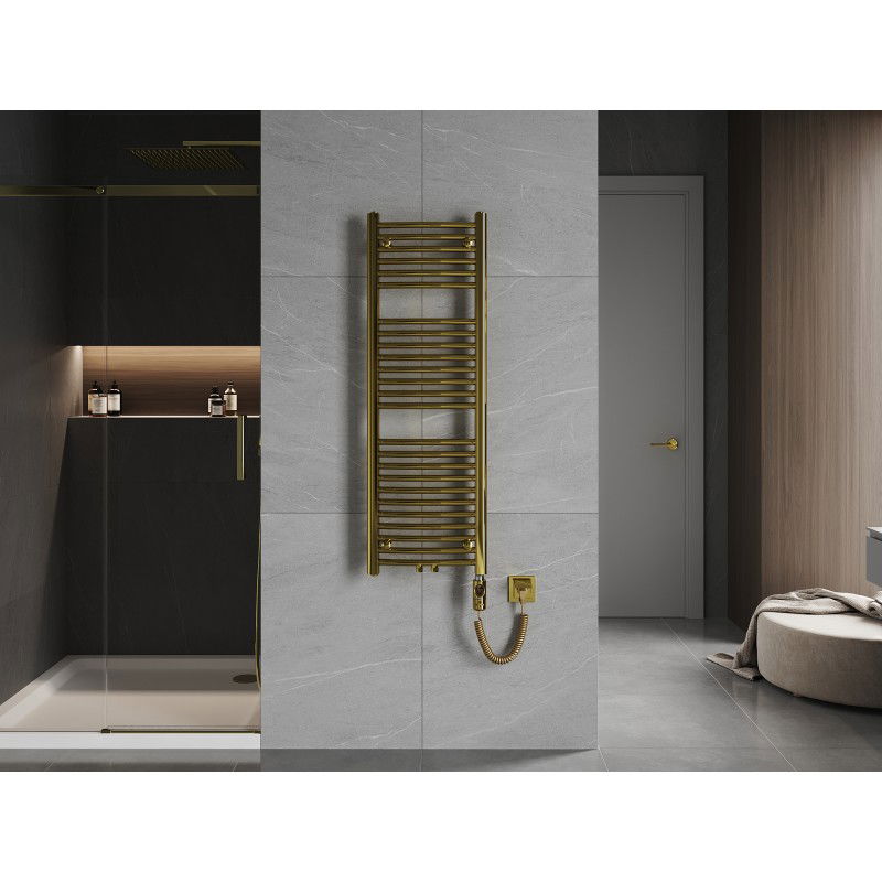 Mexen Ares електрически радиатор 1200 x 400 мм, 300 W, златен - W102-1200-400-2300-50