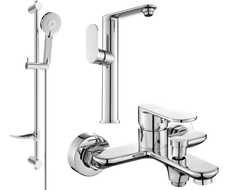 Комплект за вана Mexen Milo DF40, хром - 713153DF40-00